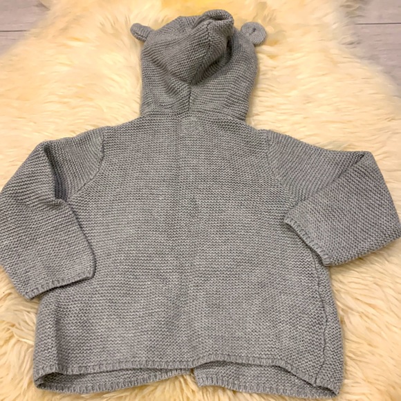 Baby GAP Gray Knitted Cardigan with Buttons in Size 18-24M - Picture 6 of 6